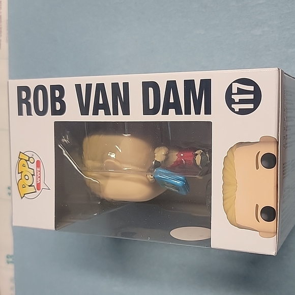 Rob Van Dam RVD funko pop brand new mint condition - Picture 3 of 4